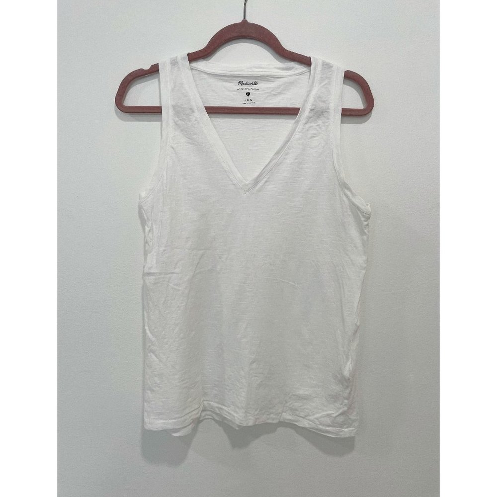 Madewell Whisper Cotton V-Neck Tank